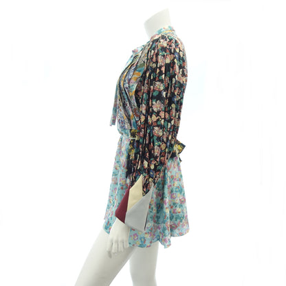 LOUIS VUITTON Long Dress Floral Pattern Women's Multicolor 34 LOUIS VUITTON [AFB23] [Used] 