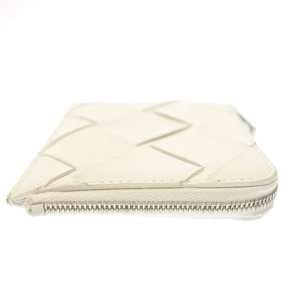 Bottega Veneta Coin Purse Coin Case Maxi Intrecciato Leather White Box BOTTEGA VENETA [AFI18] [Used] 