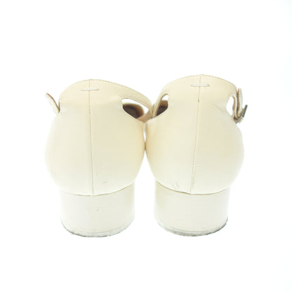 二手 ◆ Maison Margiela 皮革高跟鞋 Tabi S58WZ0045 女式奶油色 尺码 41 Maison Margiela [AFD4] 