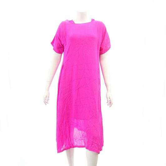 状况良好 ◆ JIL SANDER 变形丝绸连衣裙女式粉色 36 JIL SANDER [AFB50] 