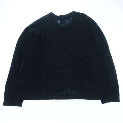 Vintage knit sweater mohair all over pattern men's black XL Vintage [AFB36] [Used] 