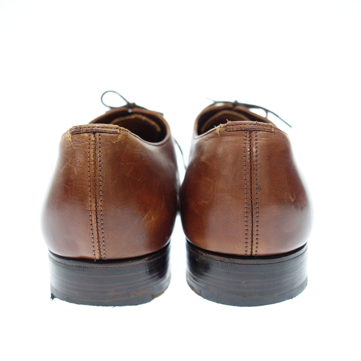 Used Edward Green Leather Shoes Punched Cap Toe Old Logo 88 Men's Brown Size 7.5E EDWARD GREEN [LA] 