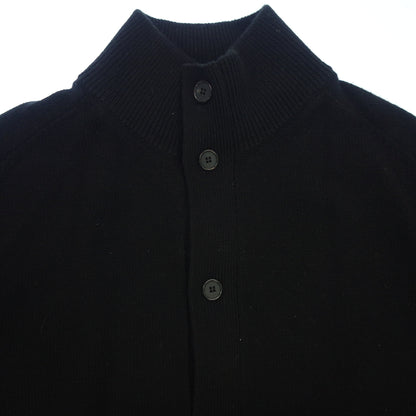 二手 ◆Louis Vuitton 针织开衫 100% 羊绒 XL 码 黑色 LOUIS VUITTON [AFB12] 