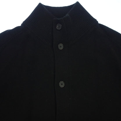 Used ◆Louis Vuitton Knit Cardigan 100% Cashmere Size XL Black LOUIS VUITTON [AFB12] 