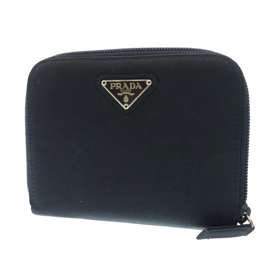 Prada Bifold Wallet Round Zip Saffiano PRADA [AFI14] 