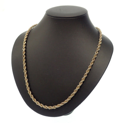 Beautiful item◆Tiffany necklace screw chain 925×750 silver gold with box Tiffany&amp;Co. [LA] 