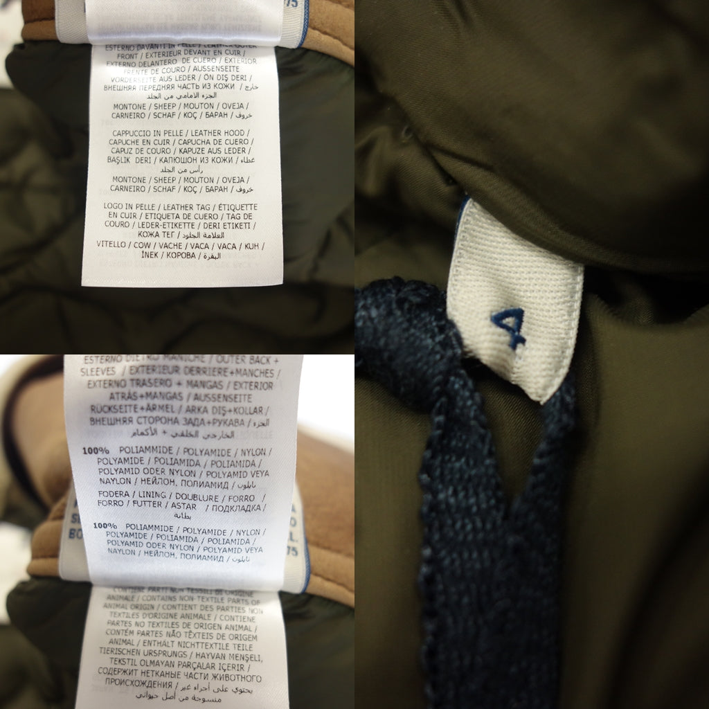 Unused ◆Moncler Mouton Down Jacket Delagrange Men's Multicolor Size 4 MONCLER [AFG1] 