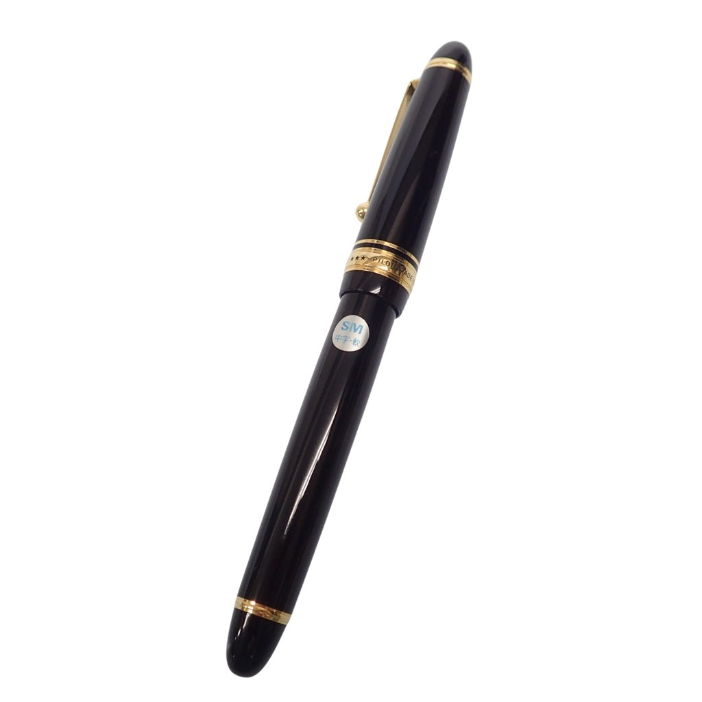 Good condition ◆ Pilot Fountain Pen Custom 743 Nib 14K 585 15 Black PILOT [AFI9] 