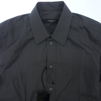 Givenchy Dress Shirt Long Sleeve Cotton Men's 38 Gray GIVENCHY [AFB11] [Used] 