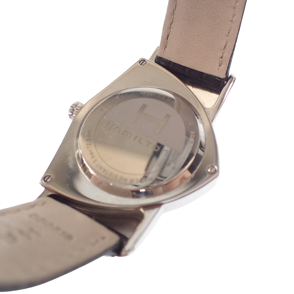 美品◆ハミルトン 腕時計 ベンチュラ H244112 ブラック系 ケース付 HAMILTON【AFI22】