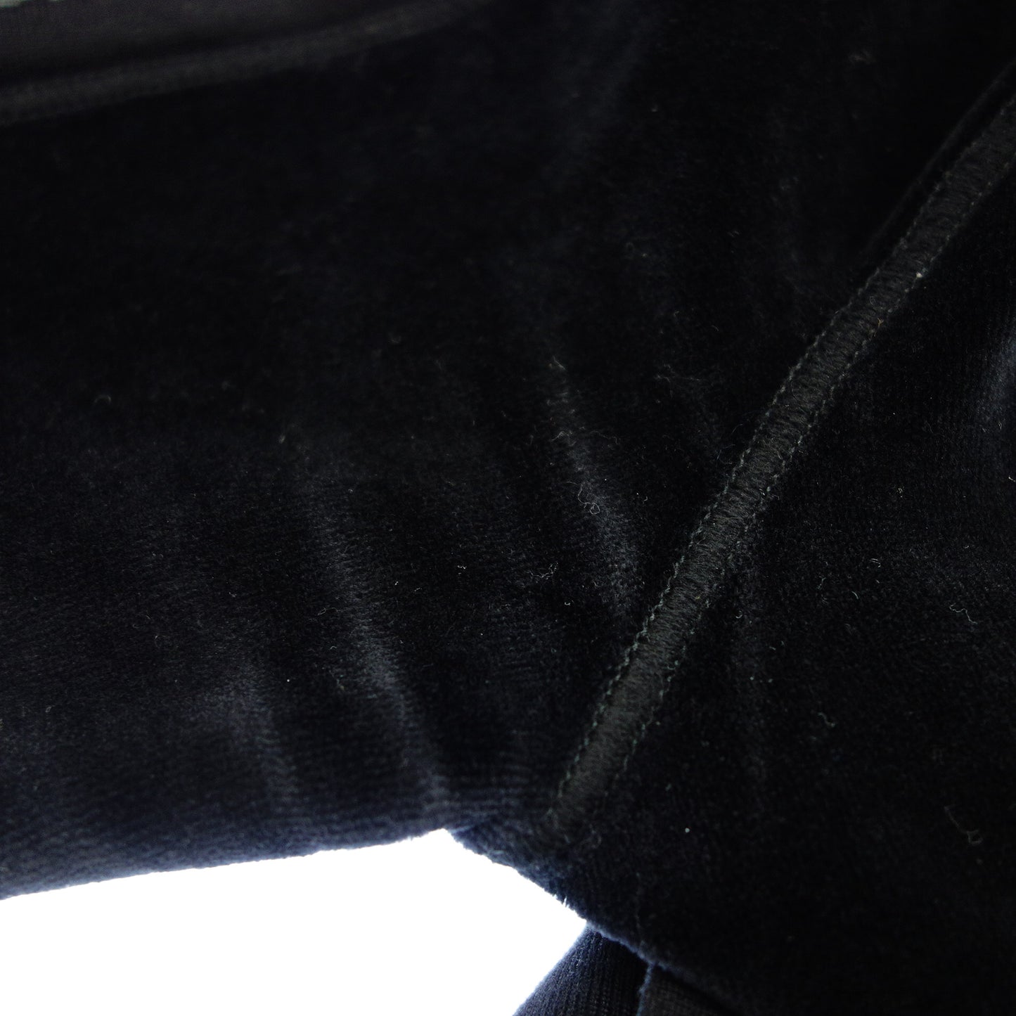 CHANEL 拉链派克大衣丝绒此处标记袖徽标女式黑色 36 CHANEL [AFB51] [二手] 