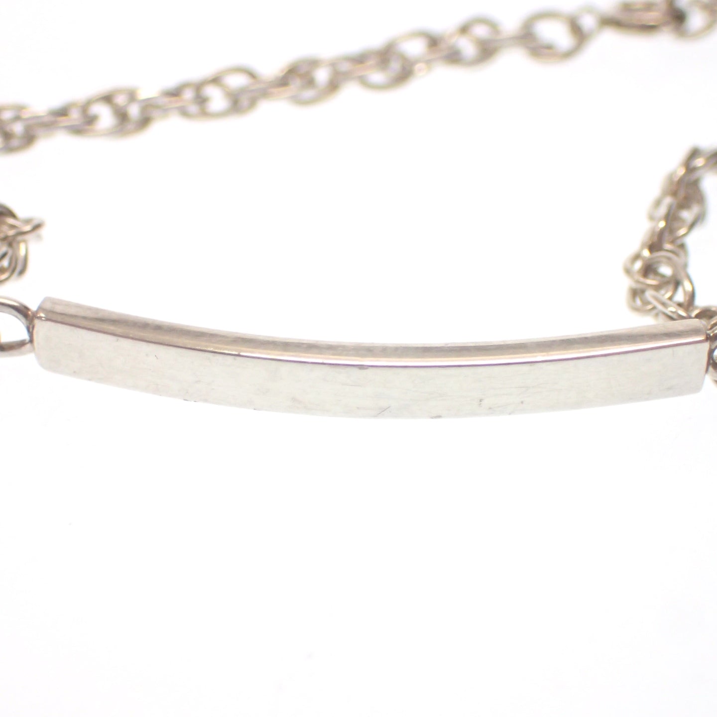 Good Condition◆Tiffany Bracelet ID Chain AG925 Silver Tiffany &amp; Co. [LA] 