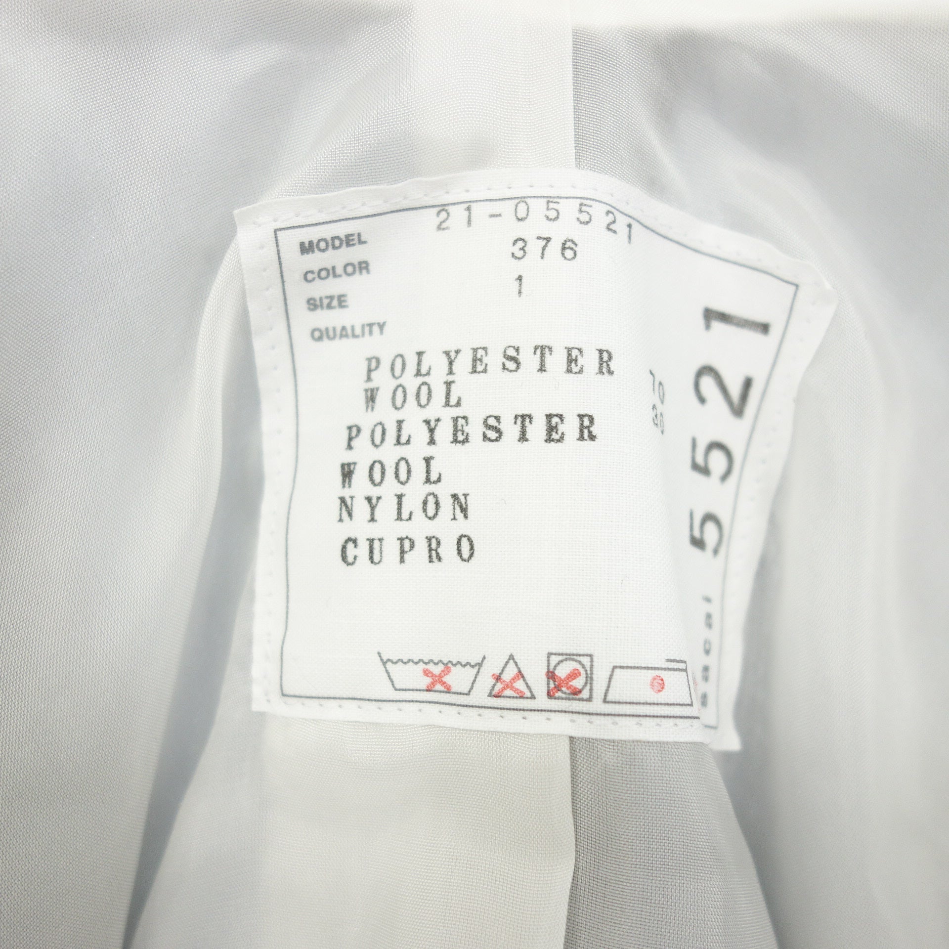 ◆関税込◆＊sacai＊コットン 七分袖ケープジャケット org.jpg