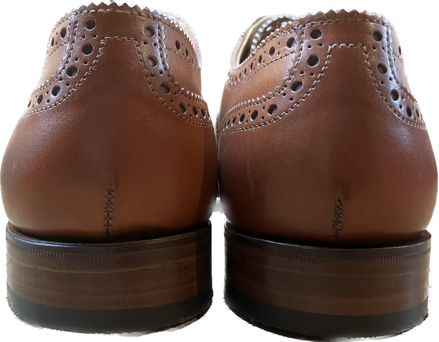 New◆Grenson Leather Shoes Full Brogue 22356 BATH Men's Size 8.5 Brown GRENSON [LA] 