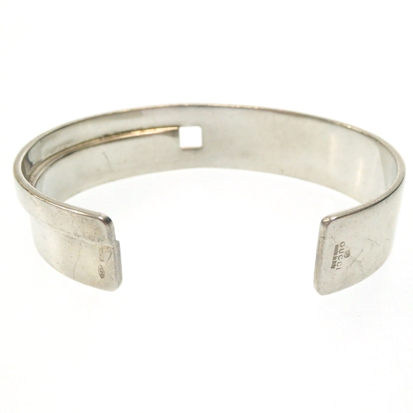 Good condition ◆ Gucci bangle bracelet SV925 silver GUCCI [AFI7] 