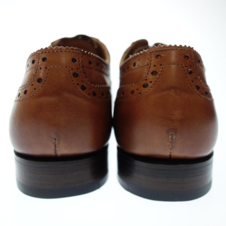 Like new◆Grenson leather shoes full brogue 22356 BATH men's size 8 brown GRENSON [LA] 