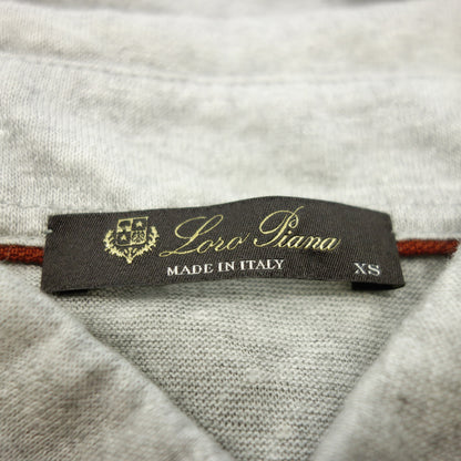 二手 ◆ Loro Piana 短袖上衣 Polo 衫尺码 XS 意大利制造 男士灰色 Loro Piana [AFB3] 