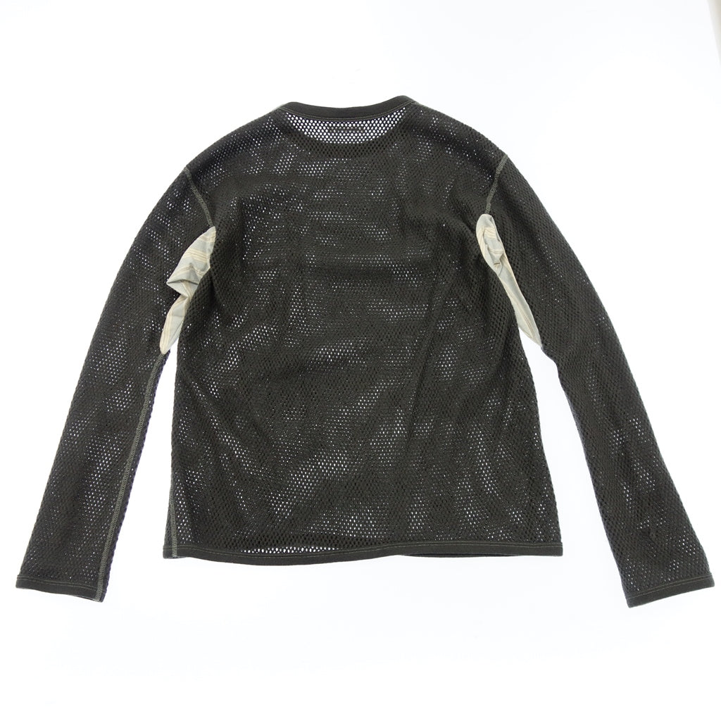 Good condition◆FUMIKA UCHIDA Knit Long Sleeve Thermal Wool Mesh Women's Gray Size M FUMIKA UCHIDA [AFB11] 