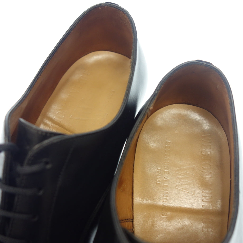 Good Condition◆JMWESTON Leather Shoes Straight Tip 300 Men's 7.5 Black JMWESTON [LA] 