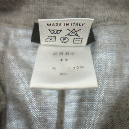 Good condition ◆ Cruciani Straight Easy Pants 100% Wool Men's 50 Gray Cruciani [AFB2] 