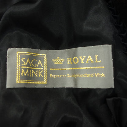 Saga Mink Semi-Long Coat Shared Mink Brown [AFF23] [Used] 