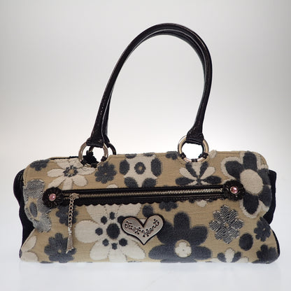 Think Bee Just Heart Handbag Floral Motif Think Bee! just heart【AFE10】【Used】 