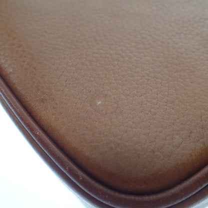 Burberrys Shoulder Bag Leather Inside Nova Check Brown Burberrys [AFE6] [Used] 