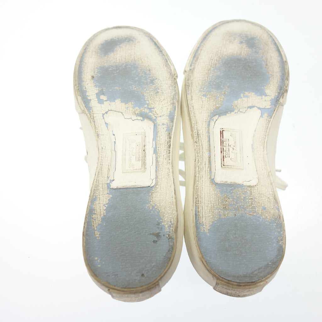 状况良好◆ 匡威 × Maison Margiela 运动鞋 Jack Purcell 油漆加工 女士 白色 尺寸 24 厘米 CONVERSE × MAISON MARGIELA [AFD7] 