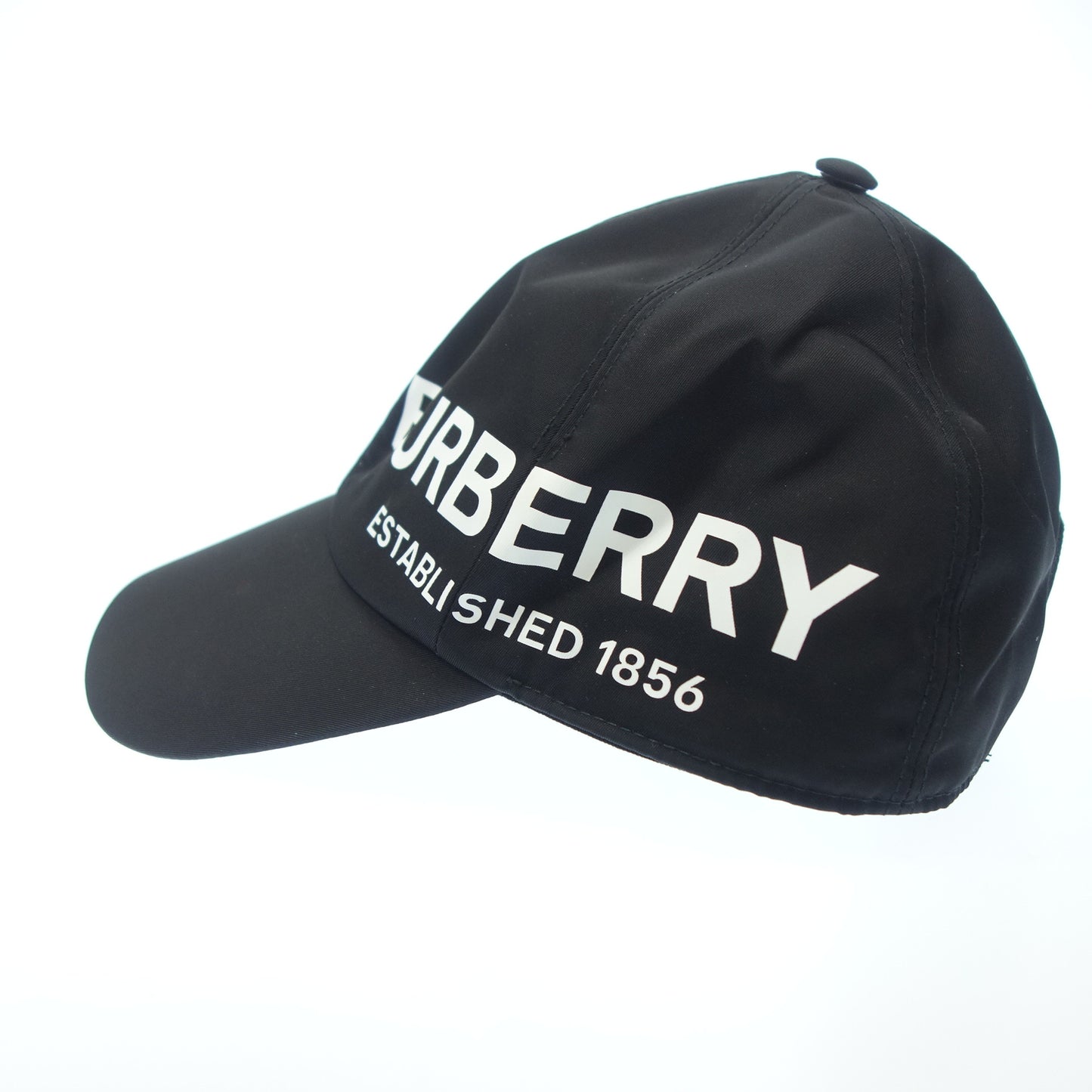 Burberry Baseball Cap Nylon Logo Black BURBERRY [AFI22] [Used] 