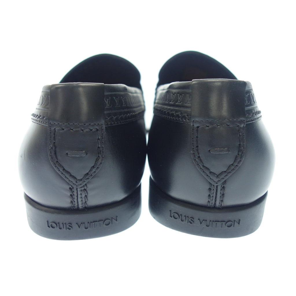 Good Condition◆Louis Vuitton Coin Loafer FD0027 Men's Black Size 6.5 LOUIS VUITTON [AFC31] 