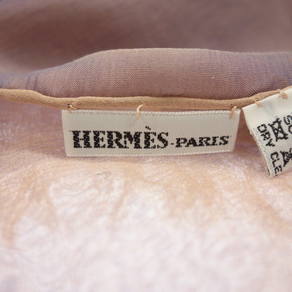 Used ◆Hermès Stole Large Stole Pink Silk Hermès [AFI20] 