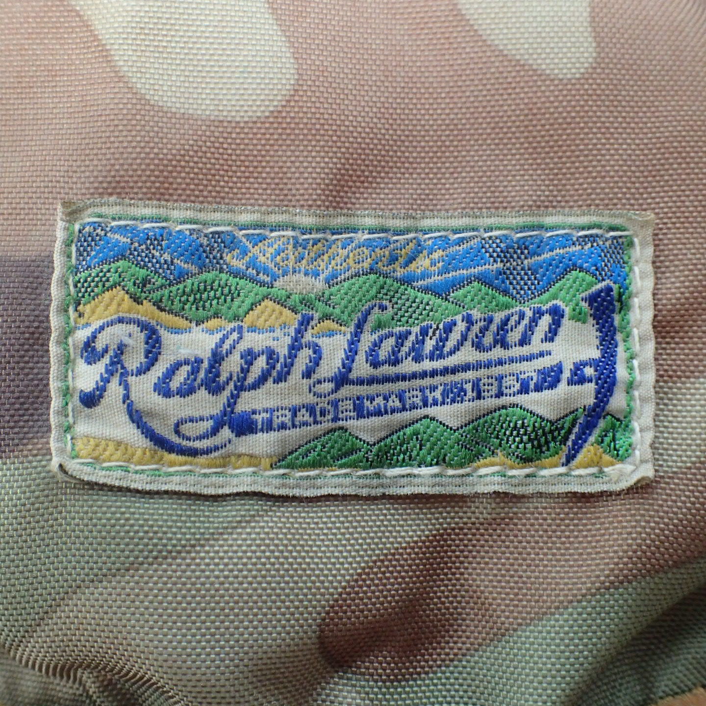 拉尔夫劳伦背包迷彩古董加工RALPH LAUREN[AFE8] 