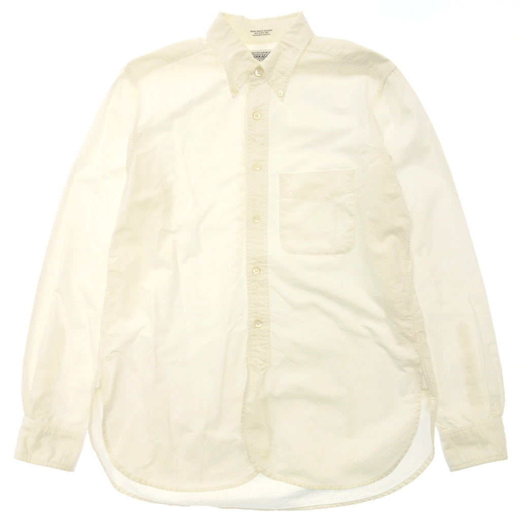 二手 ◆ Engineered Garments Workaday 纽扣衬衫长袖男式 S 白色 ENGINEERED GARMENTS [AFB48] 