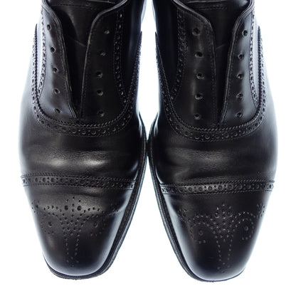 Used Edward Green Leather Shoes Semi Brogue ASQUITH Men's Black UK7.5E EDWARD GREEN [AFC24] 