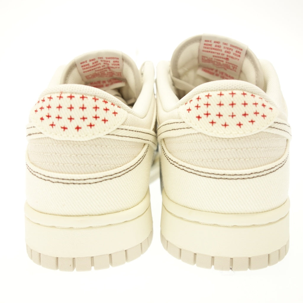 Like new◆Nike Sneakers Dunk Low Retro SE Ivory Men's Size 27.5cm DV0834 100 NIIKE [AFD7] 