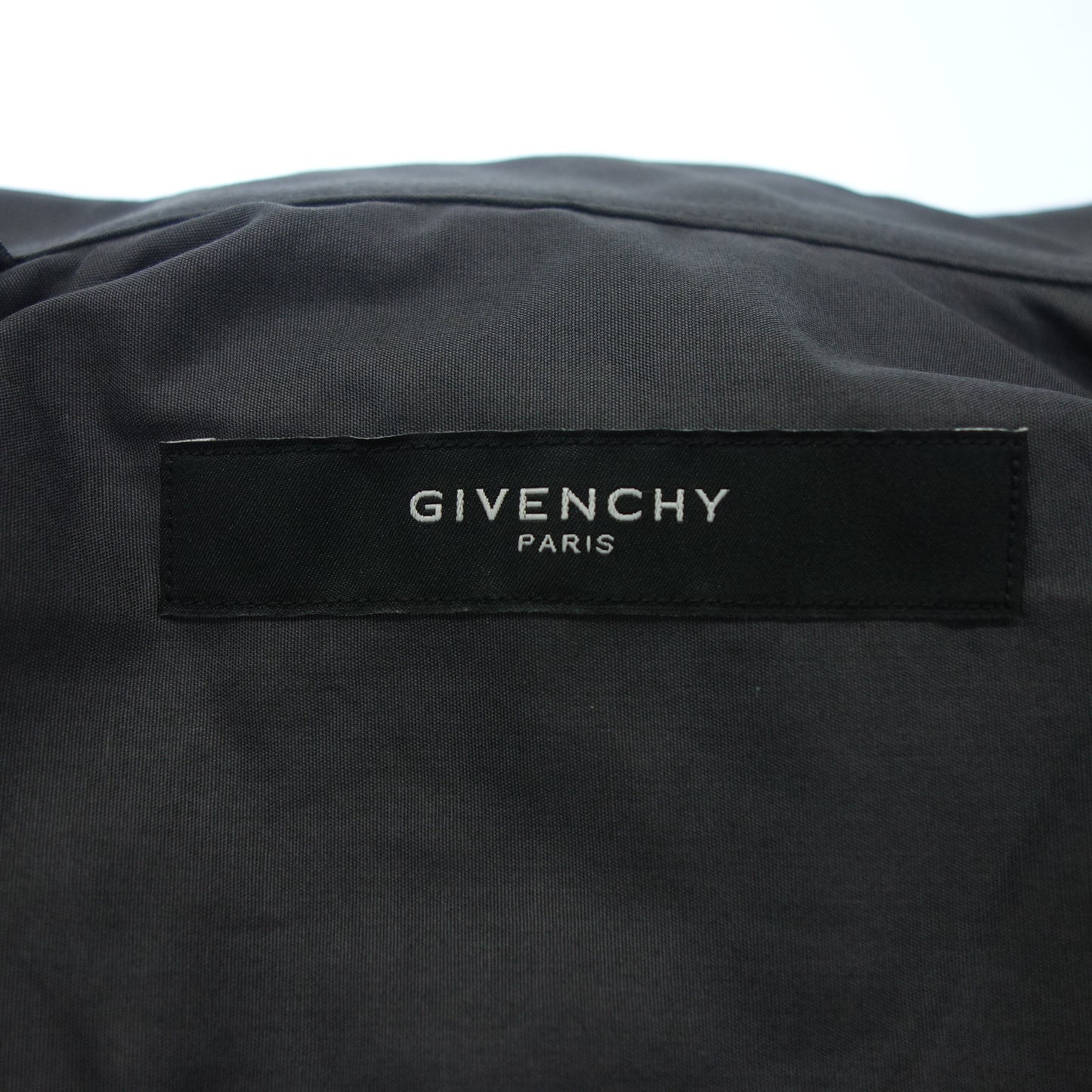 Givenchy Dress Shirt Long Sleeve Cotton Men's 38 Gray GIVENCHY [AFB11] [Used] 