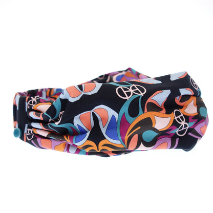 Good condition◆Hermes All pattern hair band black HERMES [AFI2] 