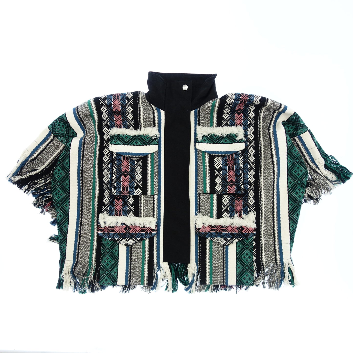 Sacai Blouson Rug Cotton Jacquard 22-5993 Women's 1 Multi Sacai [AFB8] [Used] 