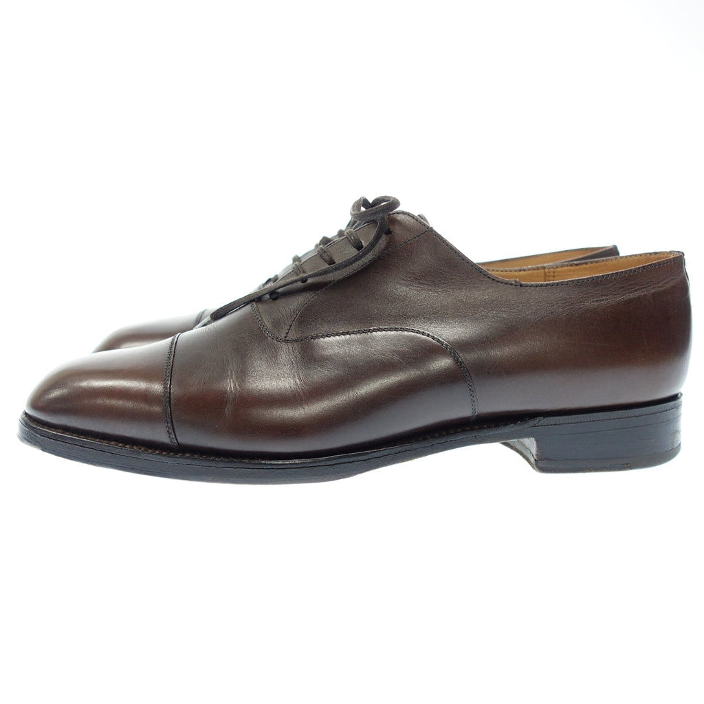 Used JMWESTON leather shoes semi-brogue punched cap toe 310 men's size 6 brown JMWESTON [AFC28] 