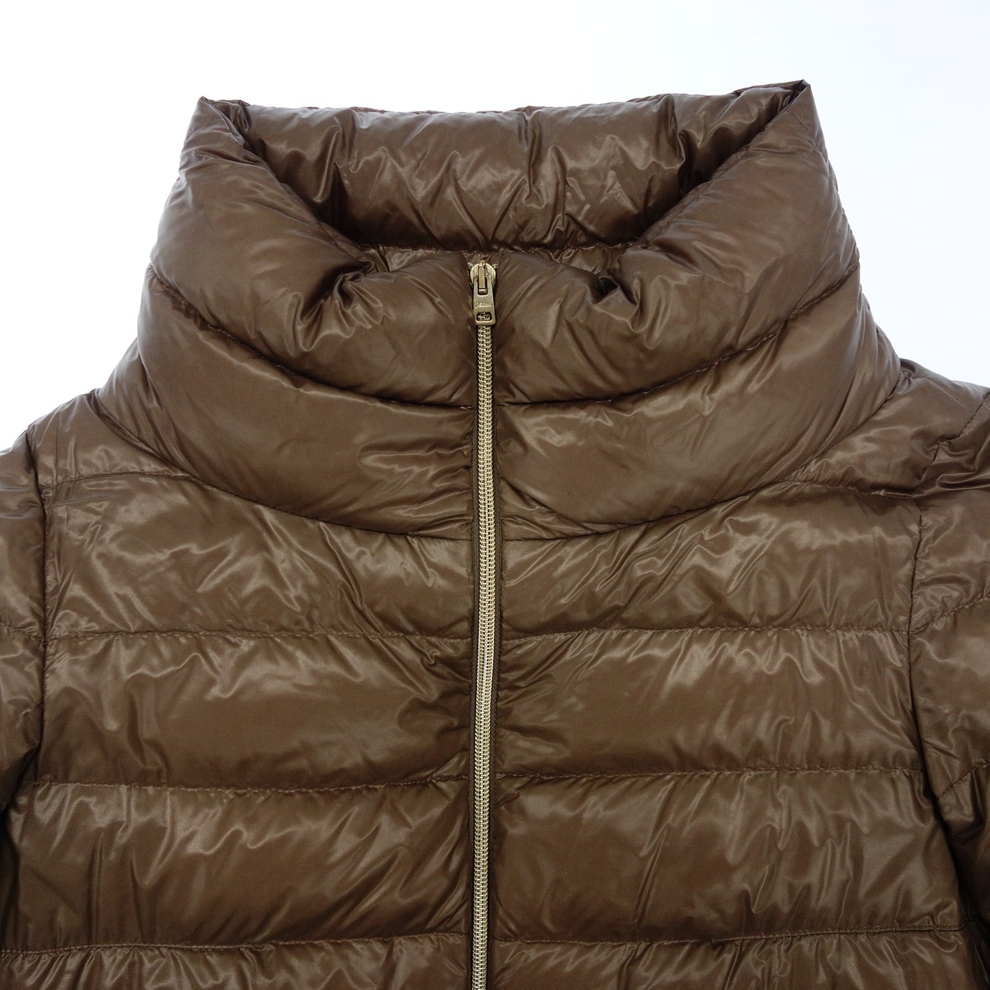 Used ◆Herno Down Jacket Wool Switch PI0074D Women's 44 Brown HERNO [AFA3] [Used] 