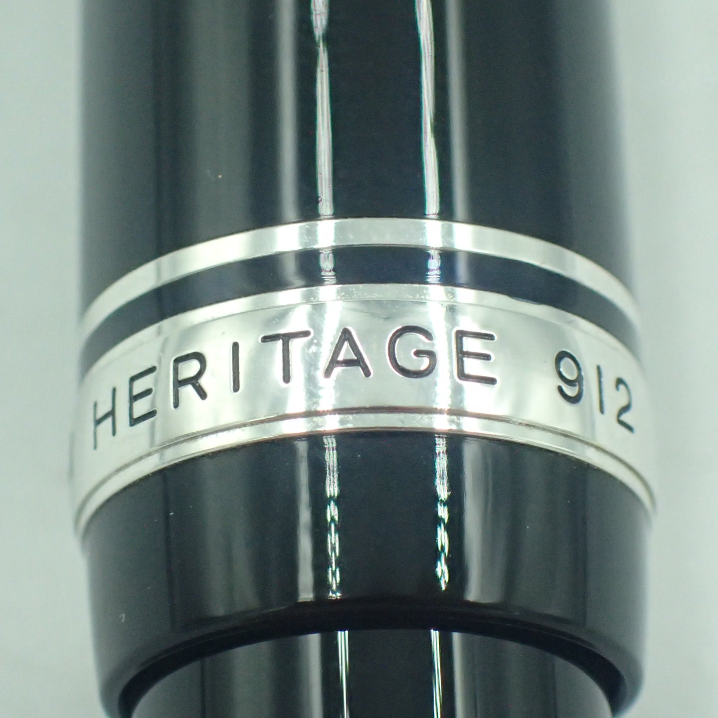 跟新一样◆Pilot 钢笔 Custom Heritage 912 FKVH2MR-B 14K 585 黑色 x 银色带墨盒 PILOT [AFI5] 