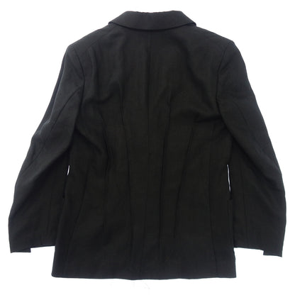 Like new ◆ SULVAM Tailored Jacket 100% Linen Men's Size M Black SL-J07-200 SULVAM [AFB37] 