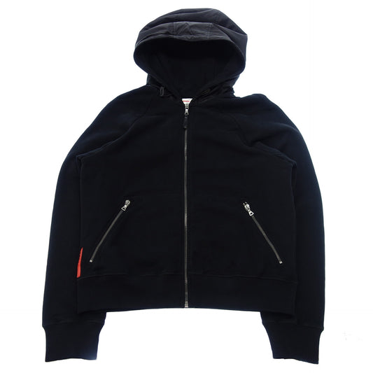 Prada Zip Up Parka Nylon Switch Men's Black S PRADA [AFA8] [Used] 