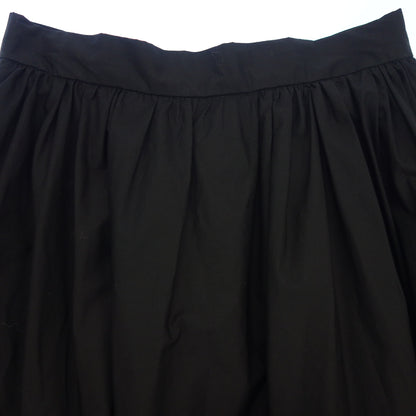 Good Condition◆Patou Long Skirt Tuck 22SA2-SK027-17 Black Size 36 Women's PATOU [AFB28] 