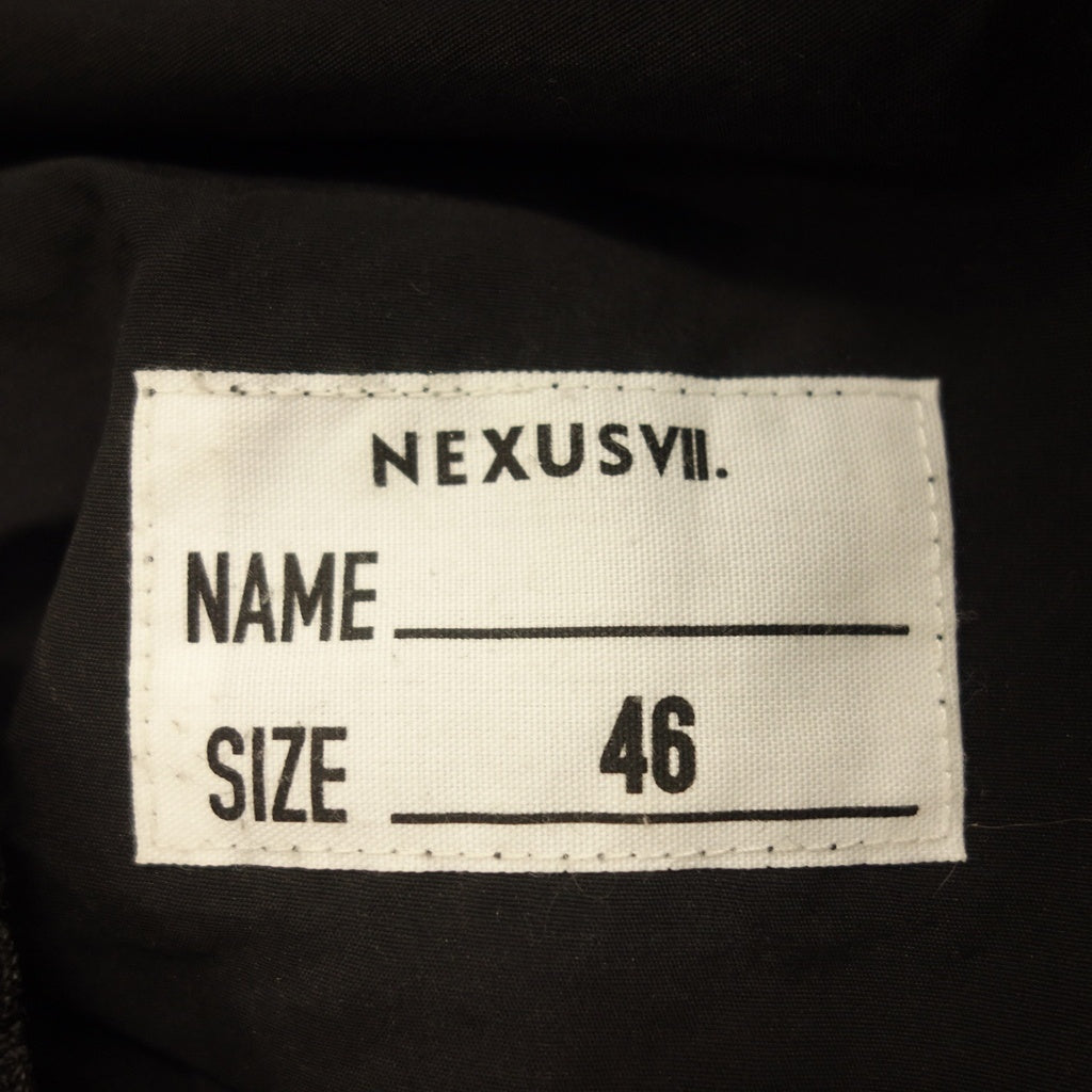 Good Condition◆Nexus Seven Pants Nylon Zip Processing Men's Black Size 46 NEXUSVII [AFB1] 