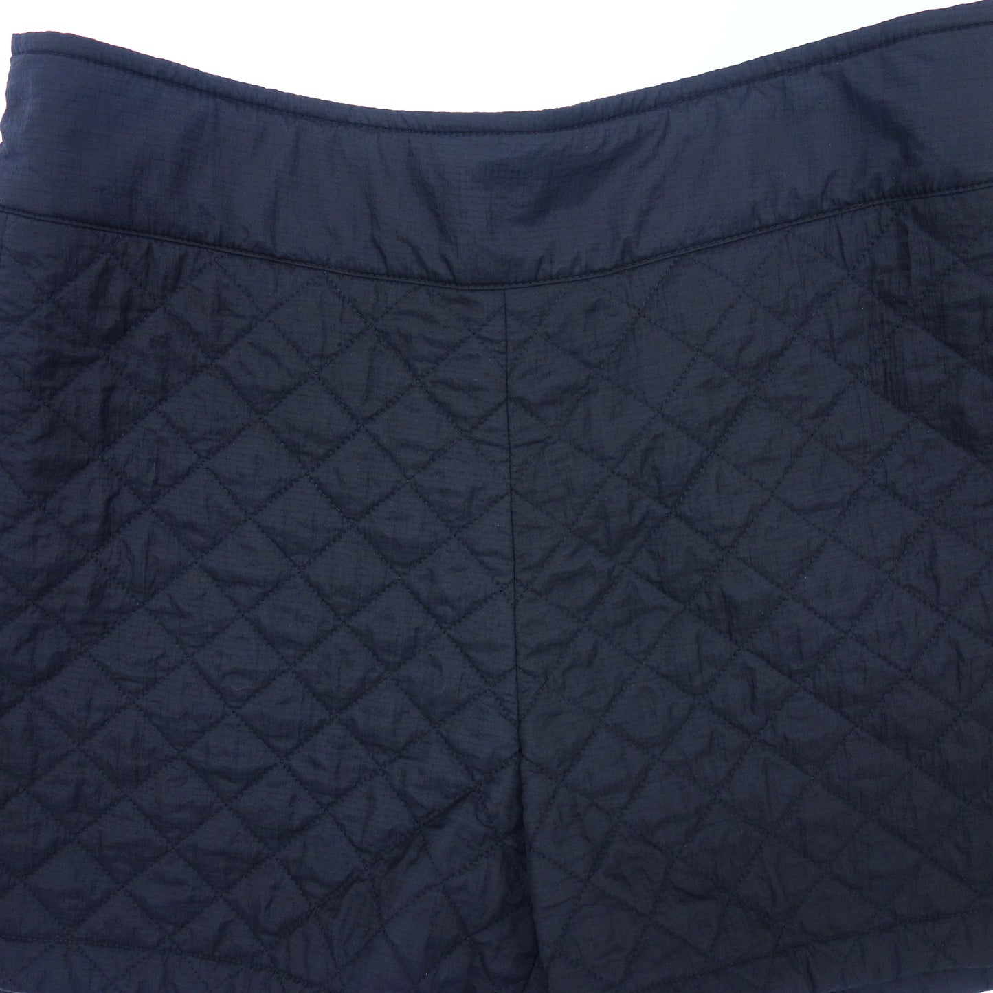 Very good condition◆CHANEL shorts quilted here mark nylon navy ladies size 36 CHANEL [AFB47] 