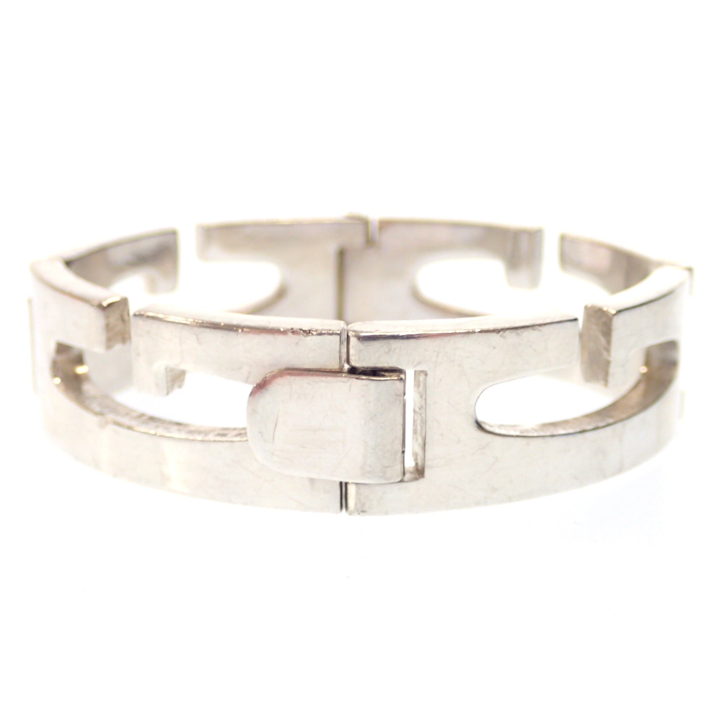 Used ◆ Gucci bangle bracelet G metal fittings SV925 silver GUCCI [LA] 