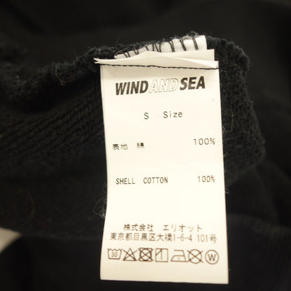 中古◆ゴッド セレクション トリプルエックス × ウィンダシー パーカー メンズ ブラック サイズS WIND AND SEA × GOD SELECTION XXX【AFB1】