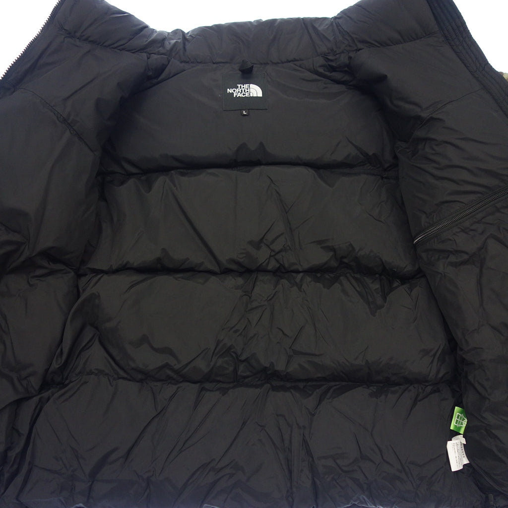 状况良好 ◆ The North Face 羽绒服新颖 Nuptse ND92336 男式卡其色尺码 L 迷彩图案 THE NORTH FACE [AFA2] 