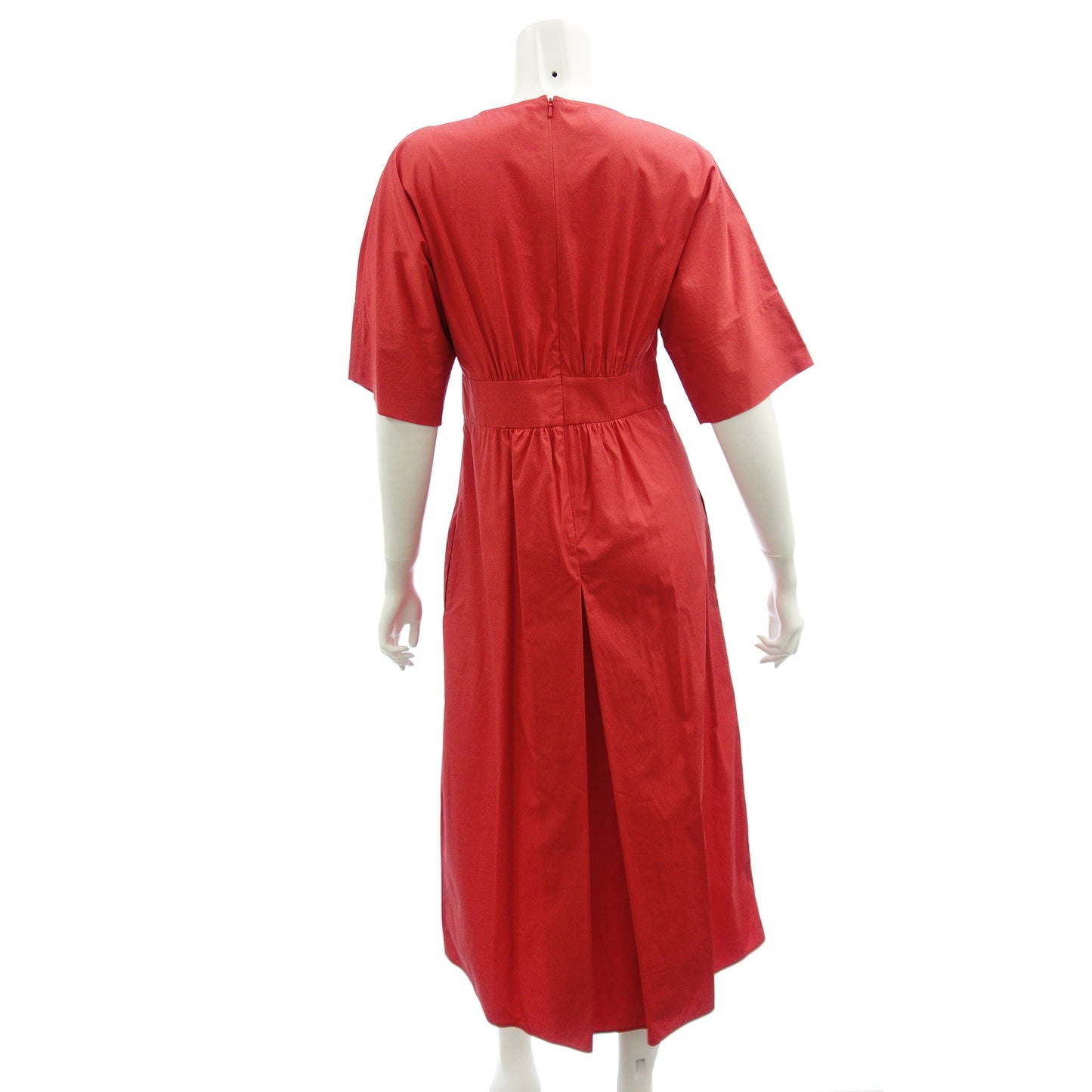 Max Mara Studio Cotton Dress Red Women's 36 MaxMara [AFB38] [Used] 